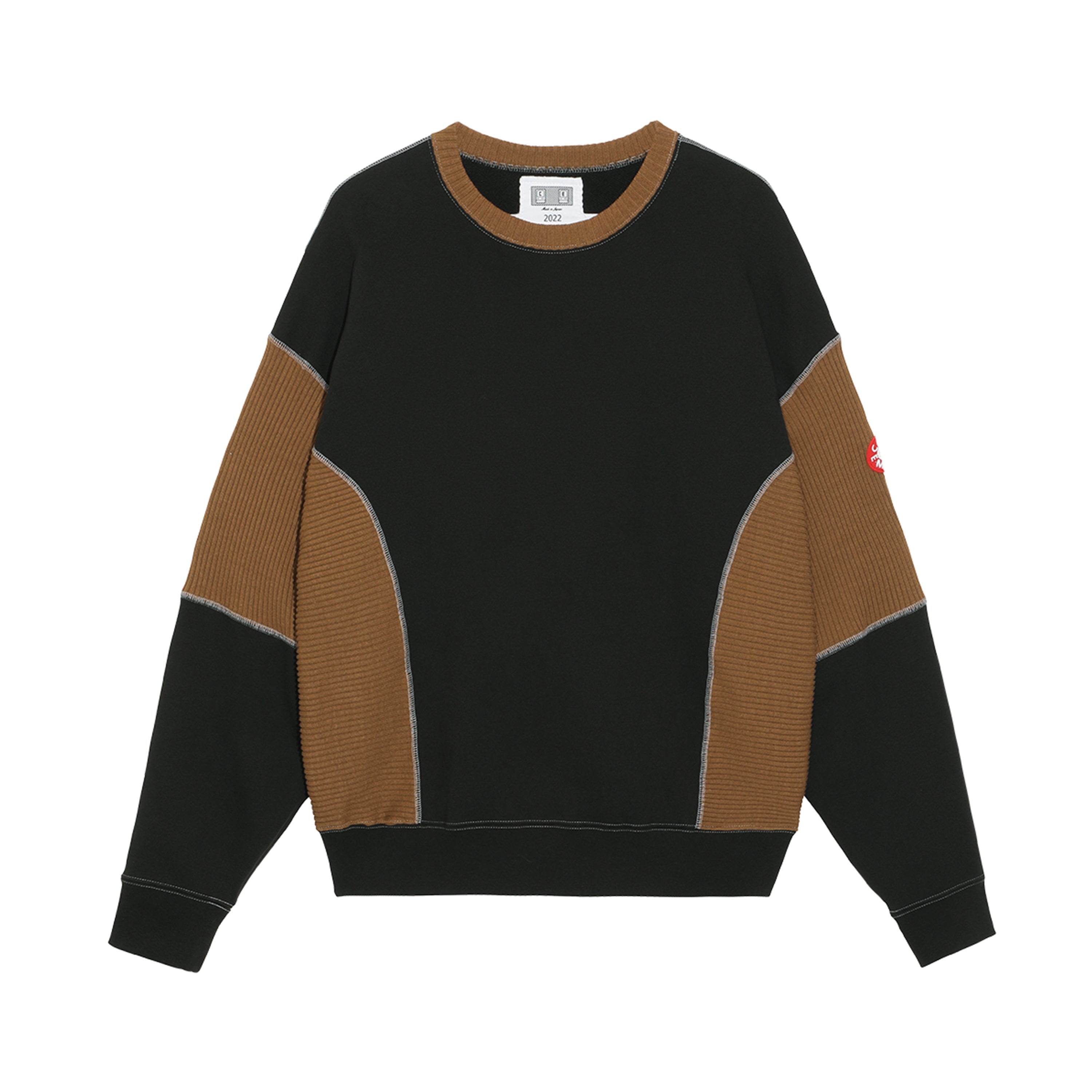 Wide Rib Cut Crew Neck - 1