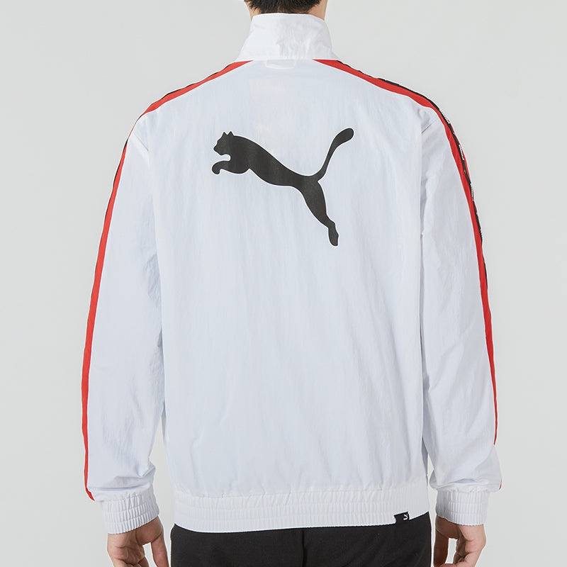 Puma Blocking Tape Woven Jacket 'White' 536780-02 - 4