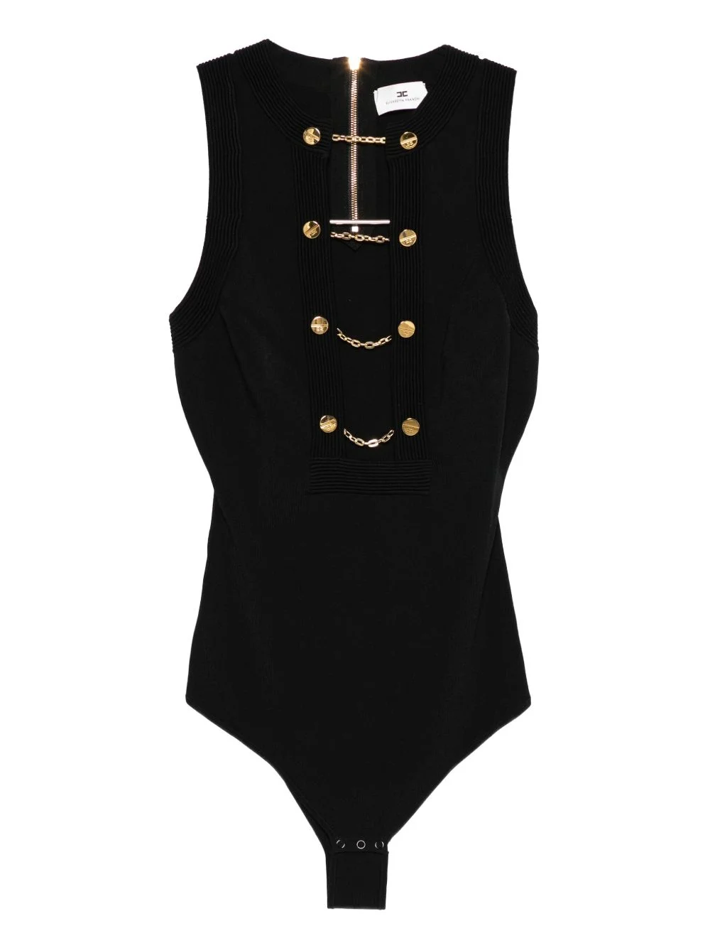 chain-embellished bodysuit - 1