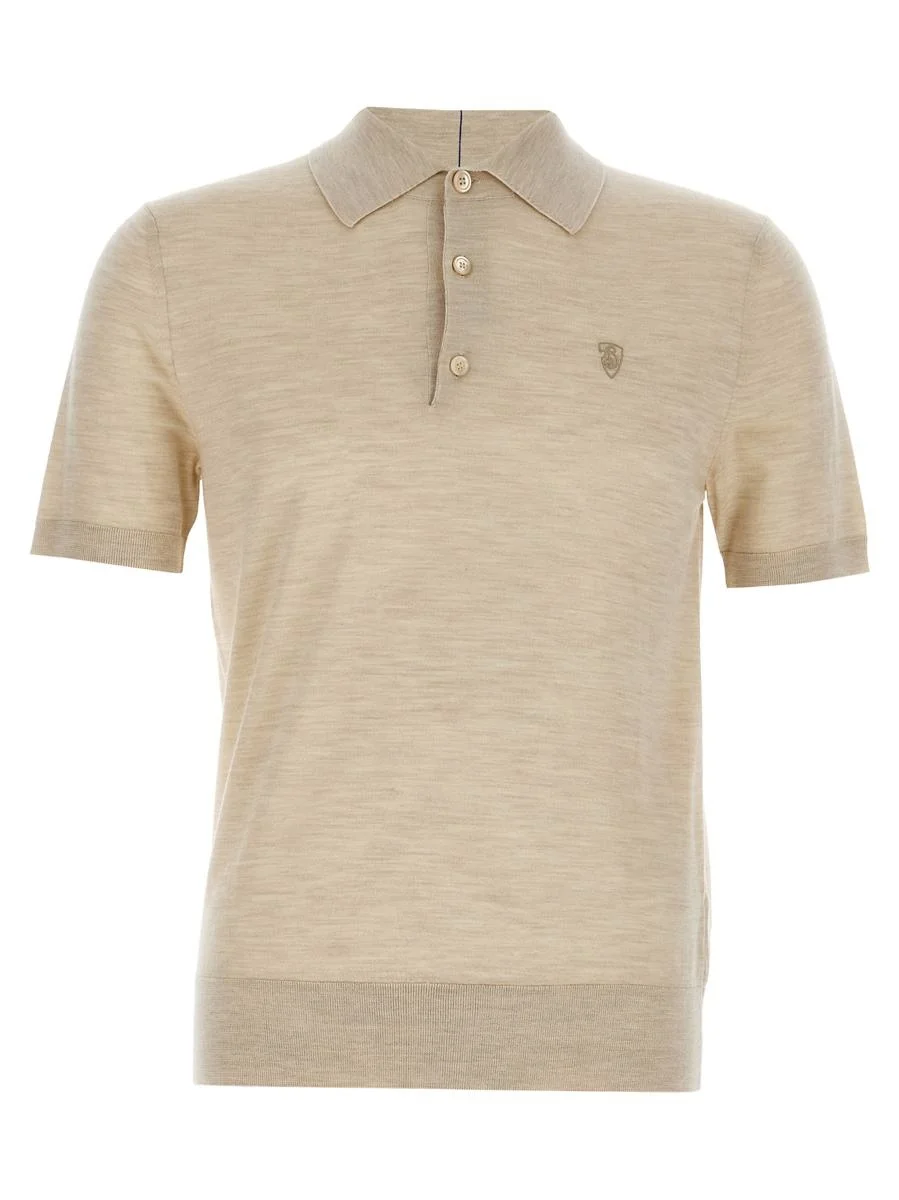Burberry Wool Polo Shirt - 1