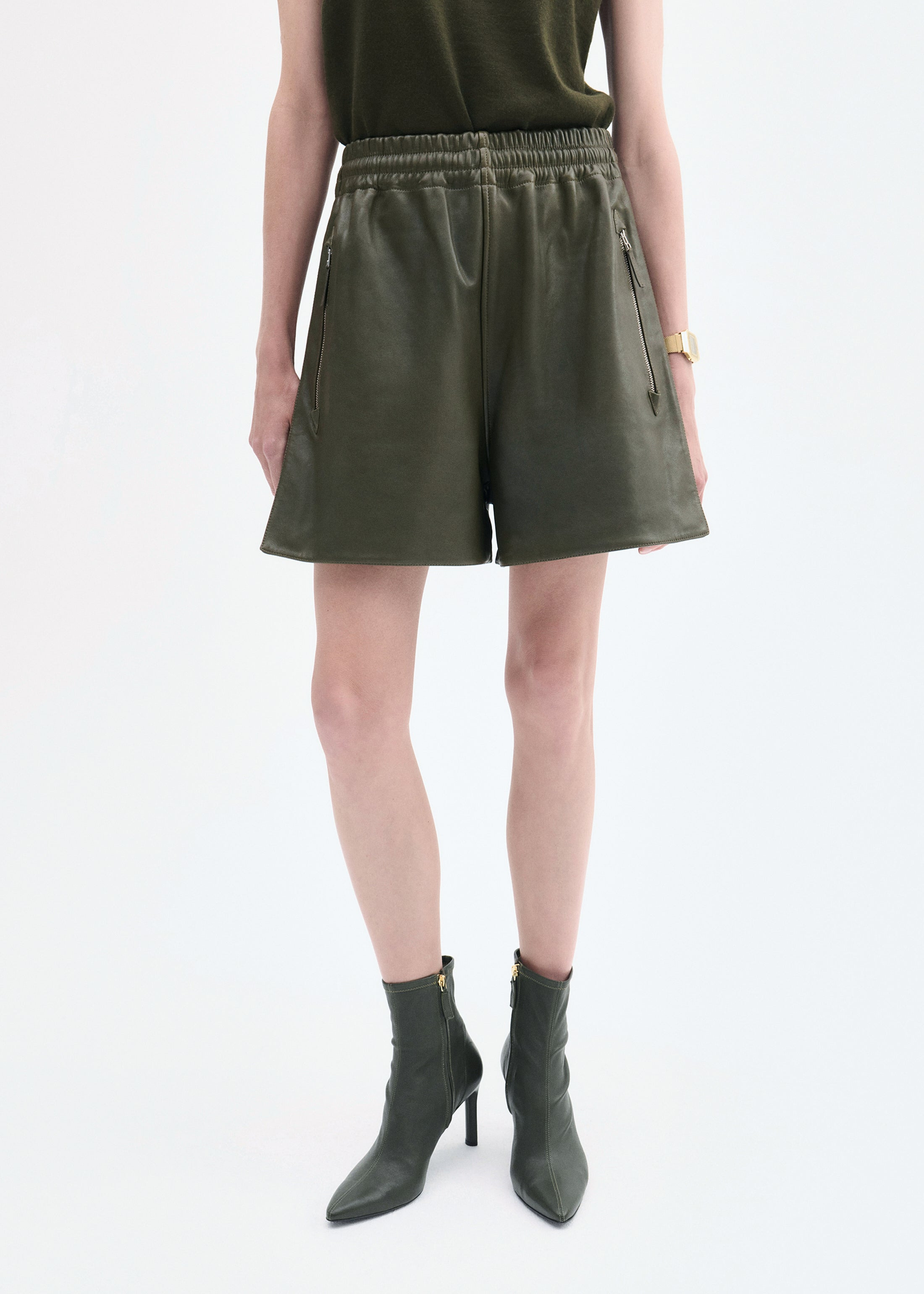 Combat Short in Leather - 4