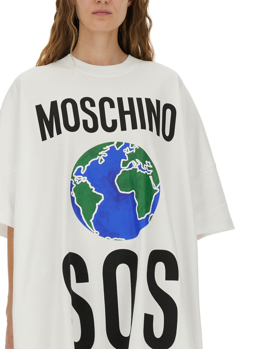 Moschino Women Cotton Interlock Dress - 4