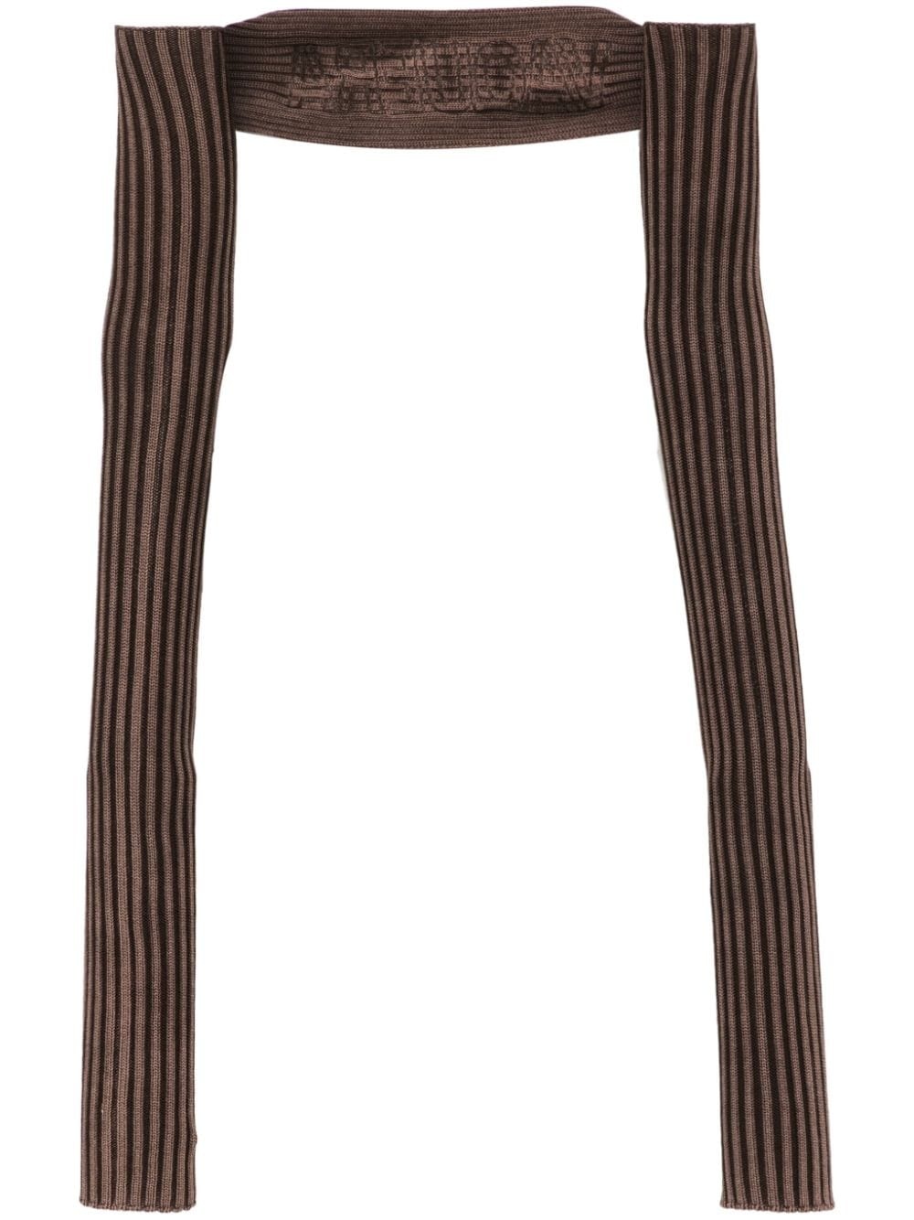 rib knit bolero - 1