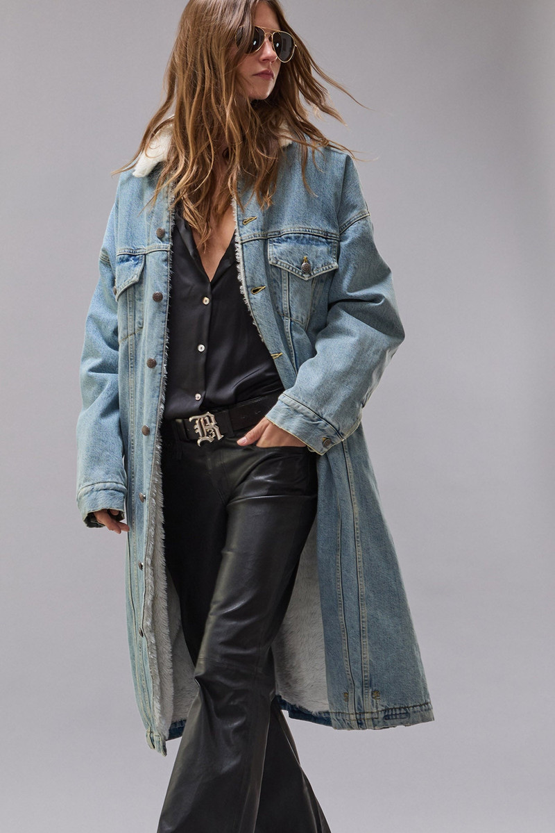 LYLE TRUCKER COAT - SLATE BLUE - 1