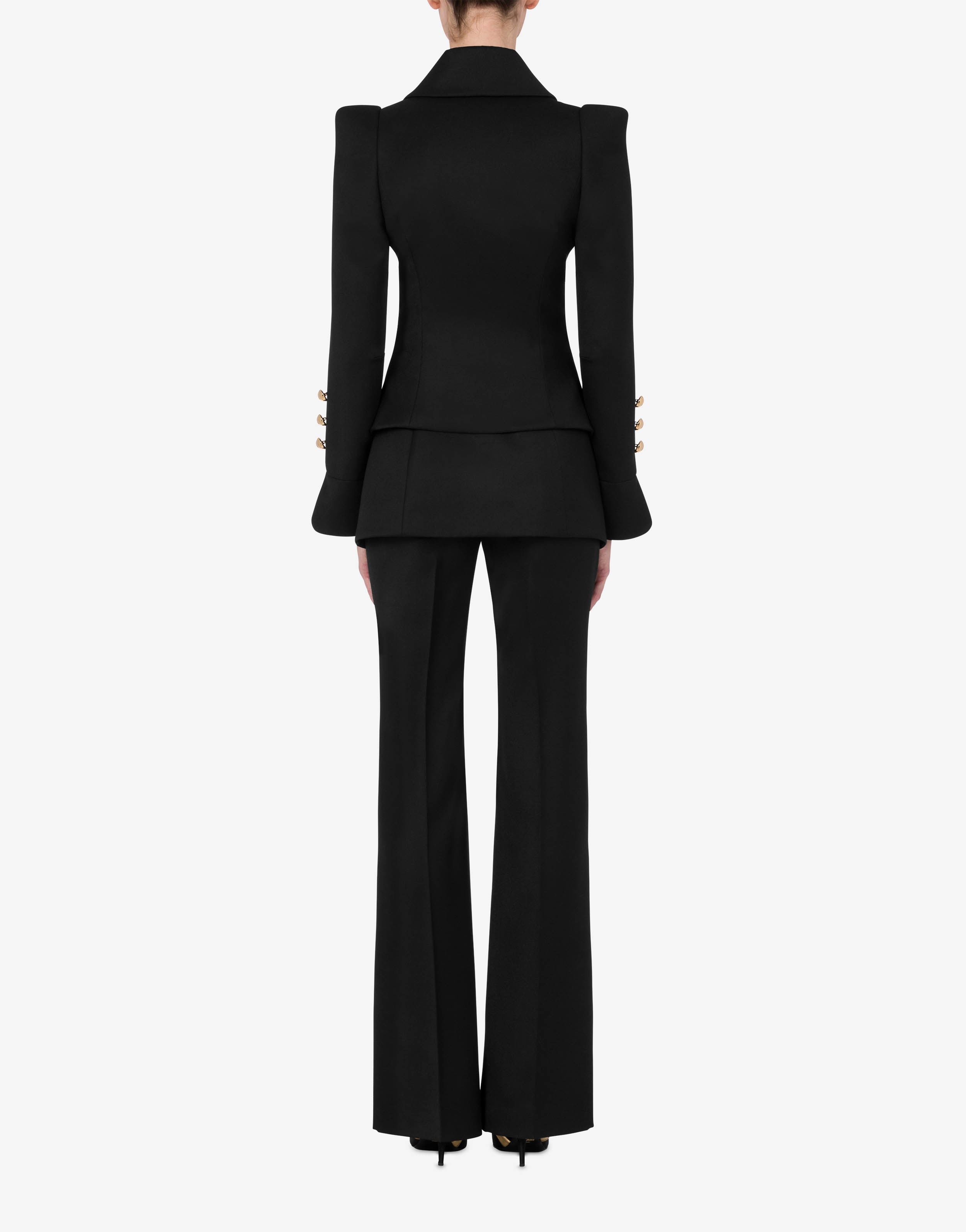 CUTLERY DETAILS WOOL JACKET - 3