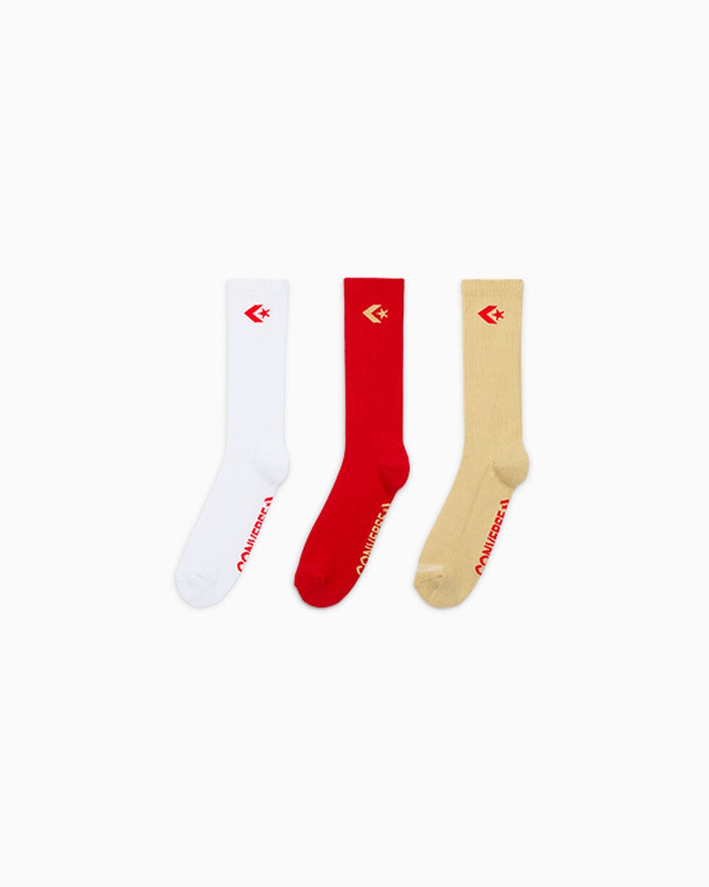 3-Pack Star Chevron Crew Socks 1