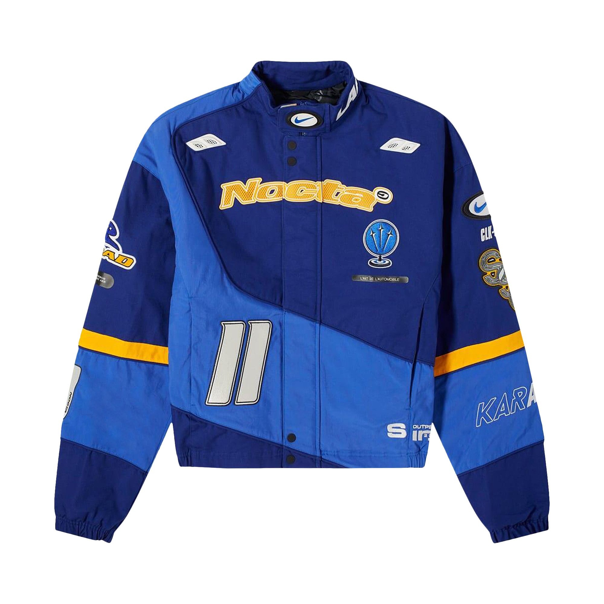 Nike x NOCTA L’Art Racing Jacket 'Deep Royal Blue/Racer Blue/Phantom' - 1