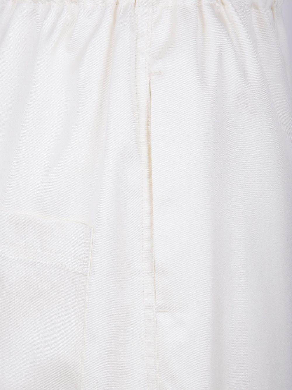 elastic-waist silk trousers - 3