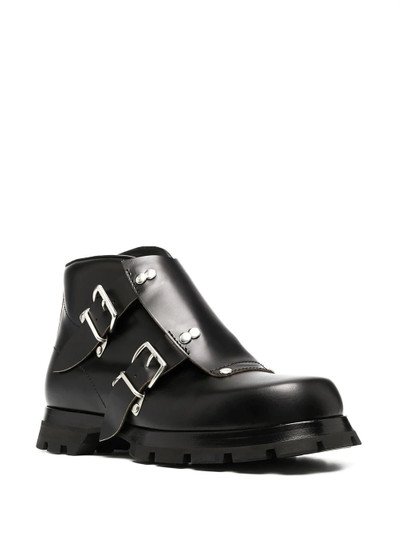 Jil Sander buckle-detail ankle boots outlook