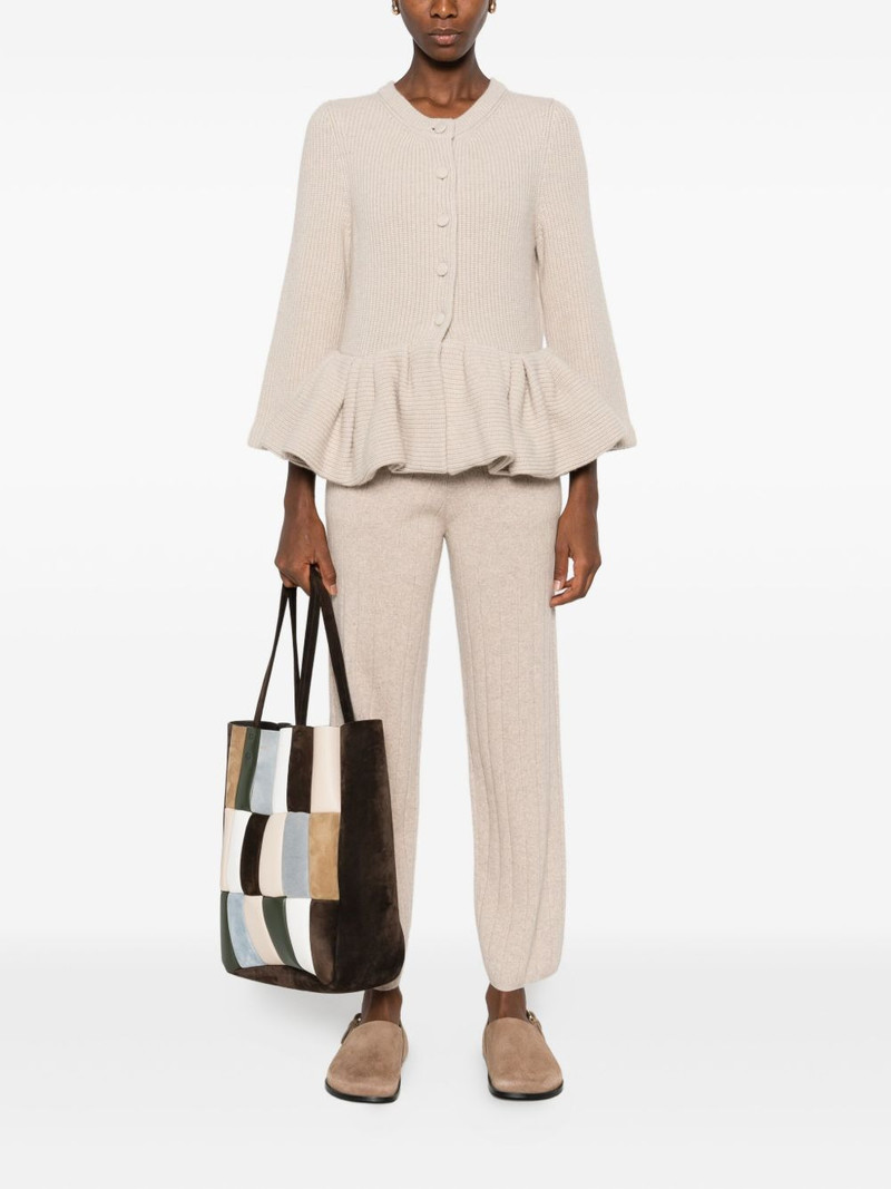 Max Mara ribbed cashmere trousers outlook