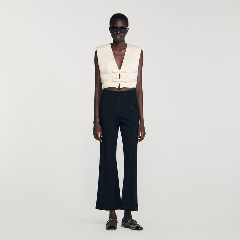 Sandro STRAIGHT-LEG TROUSERS outlook