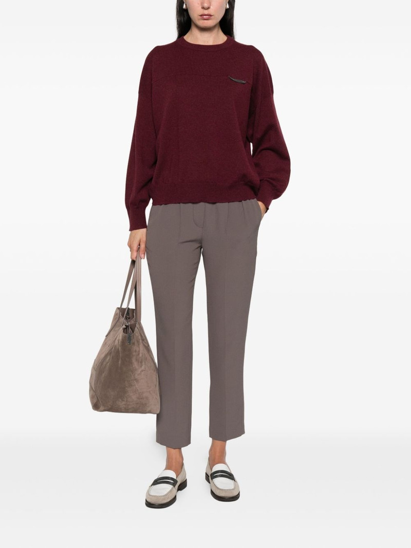 Brunello Cucinelli Monili chain-embellished jumper outlook