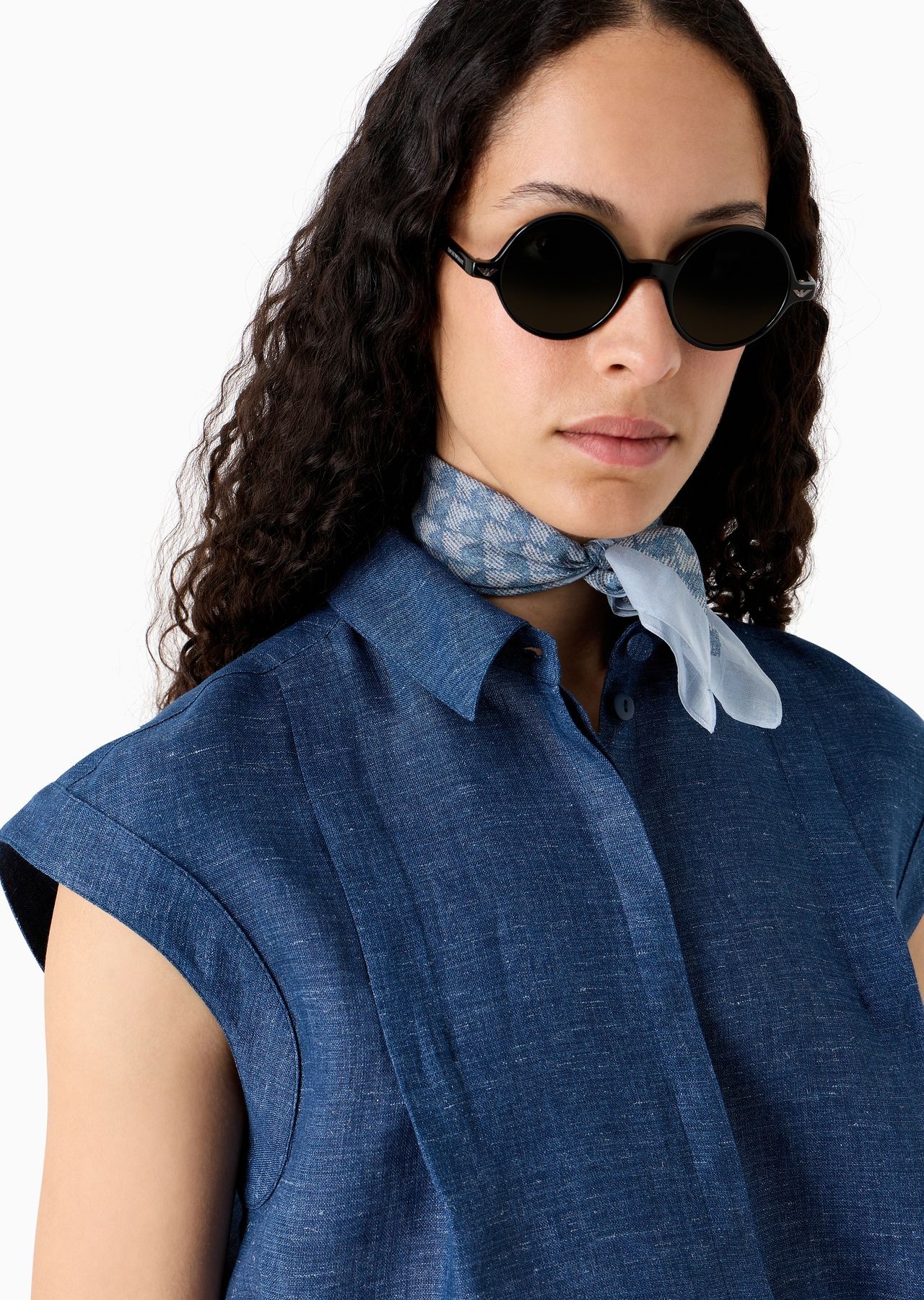 Icon short-sleeved shirt in washed linen - 5
