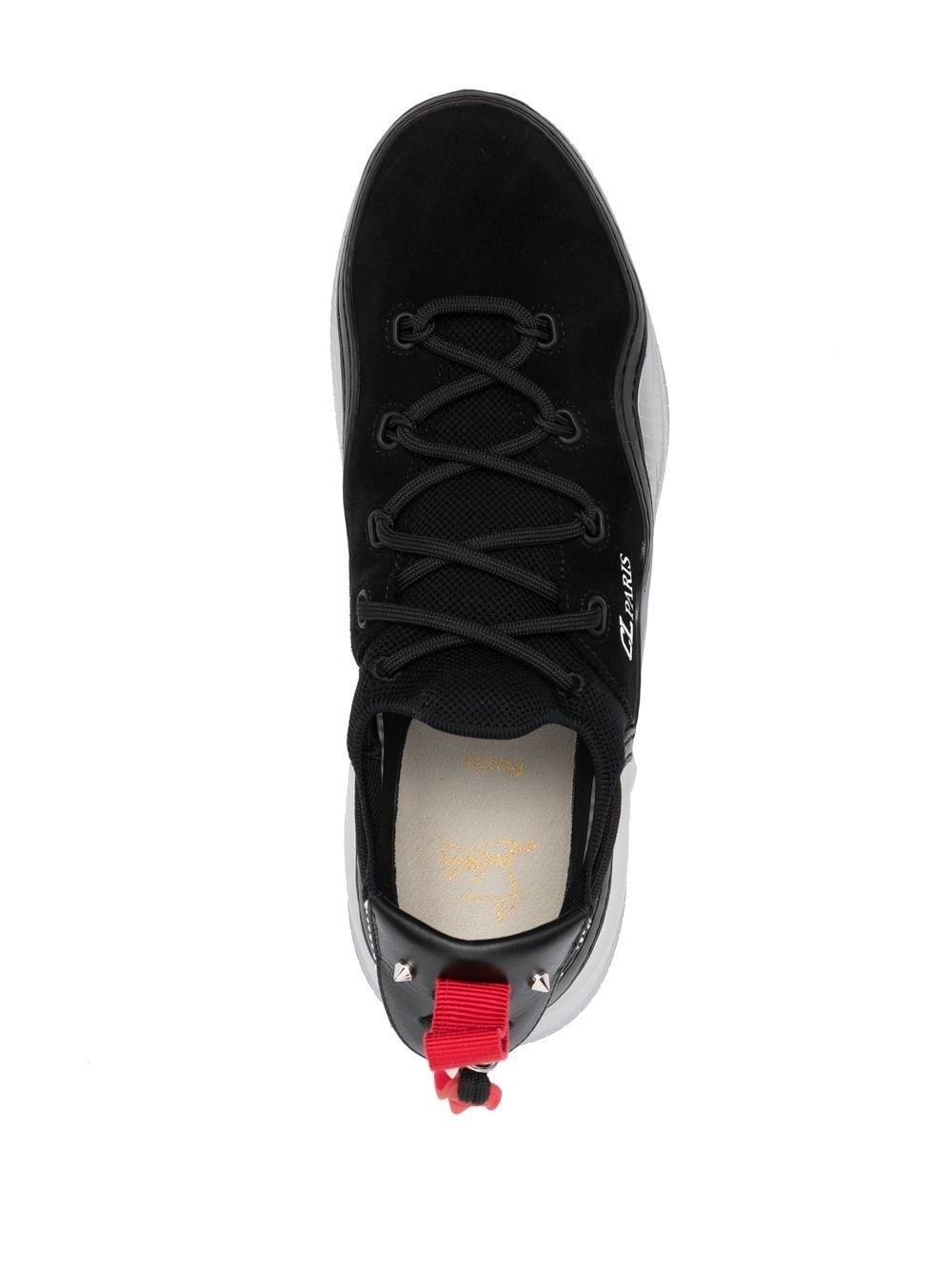leather low-top sneakers - 4