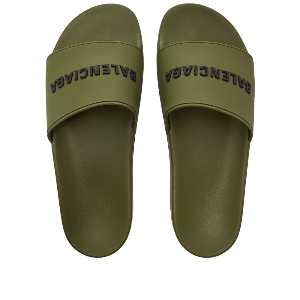 Balenciaga Logo Pool Slide - 5