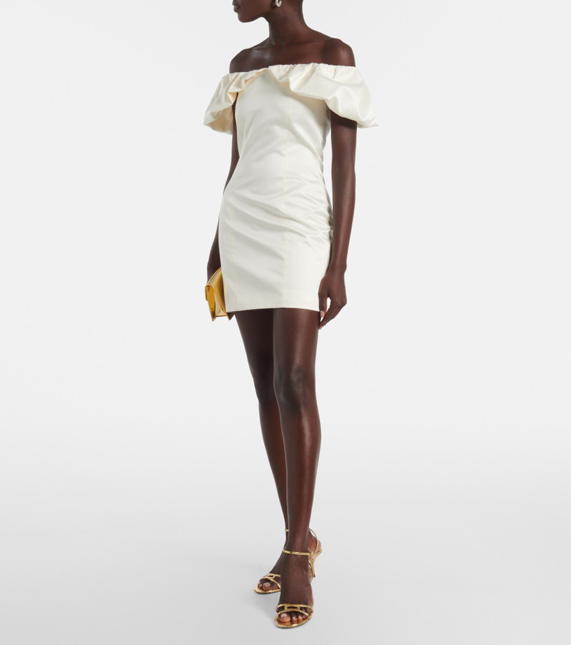 ROTATE Draped off-shoulder minidress outlook