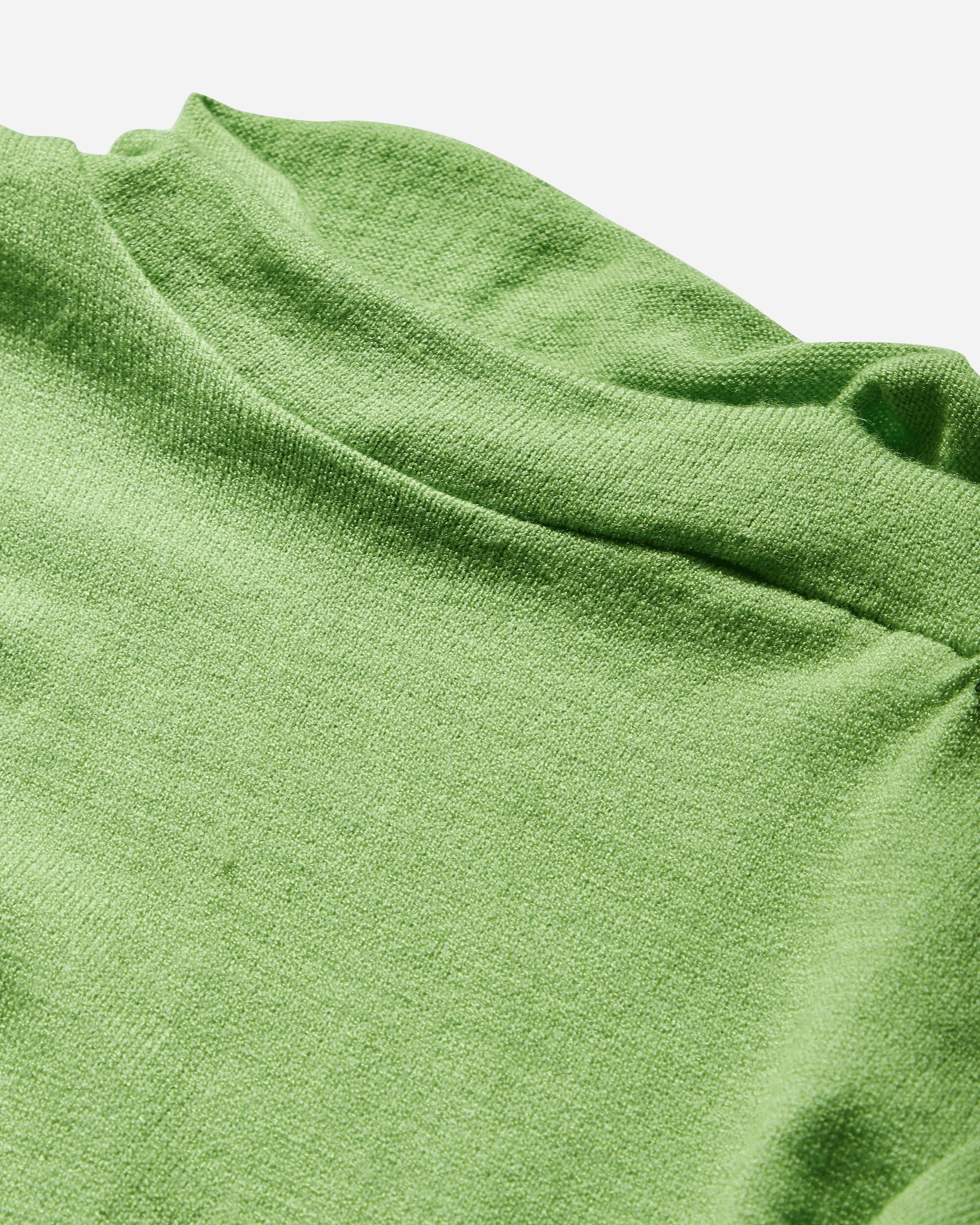 Women's Strap Knit T-Shirt Green - 3