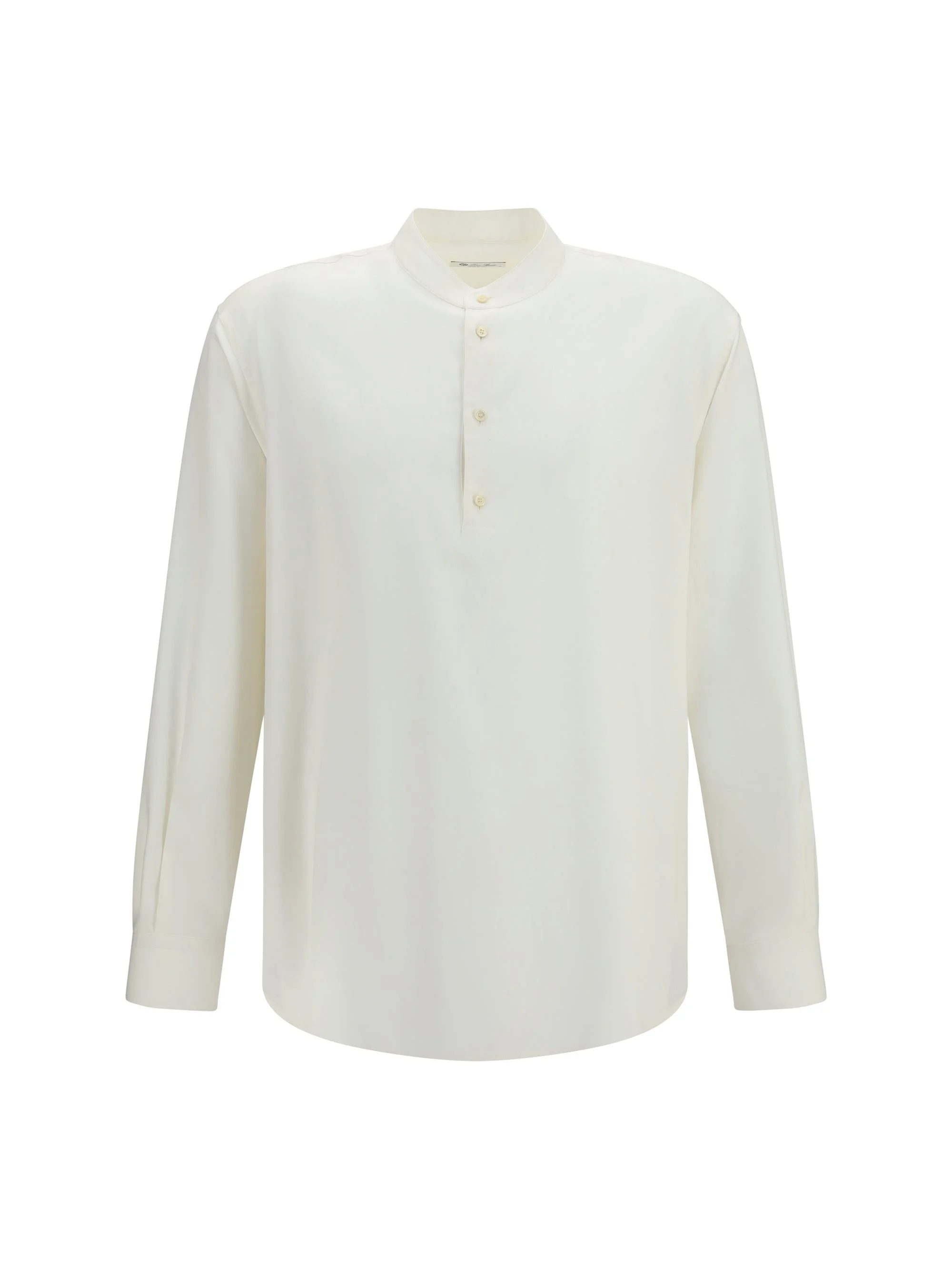 Loro Piana Elia Silk Shirt Nougat - 1