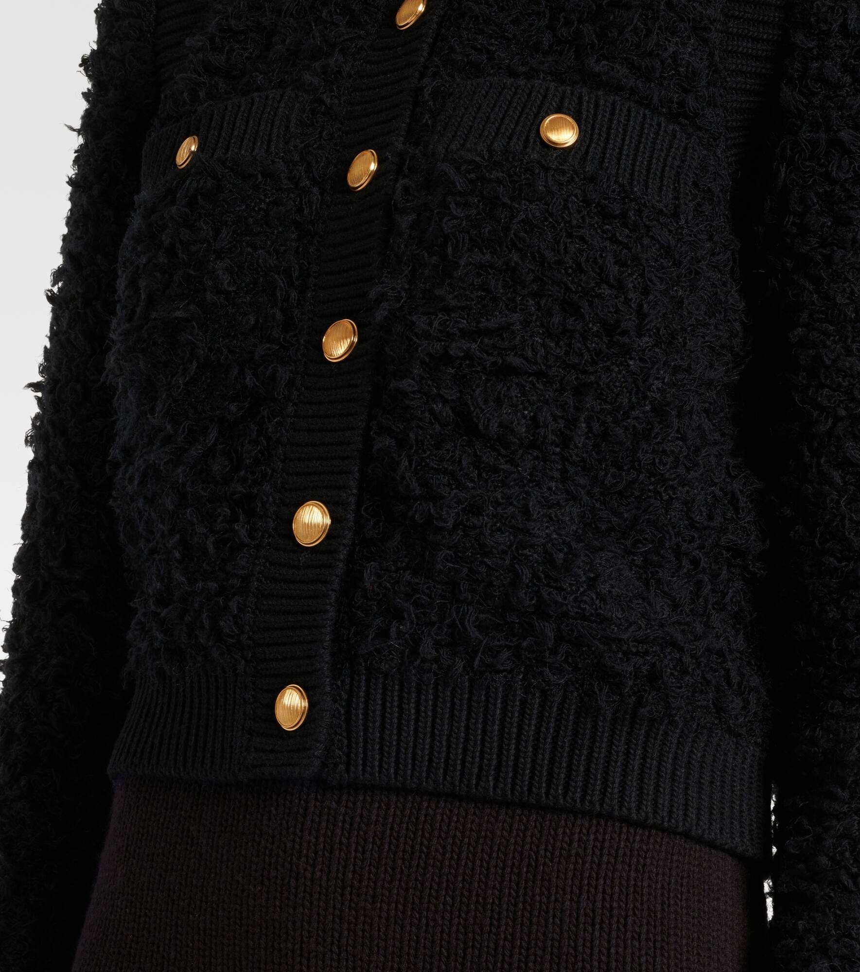 Cropped tweed jacket - 5