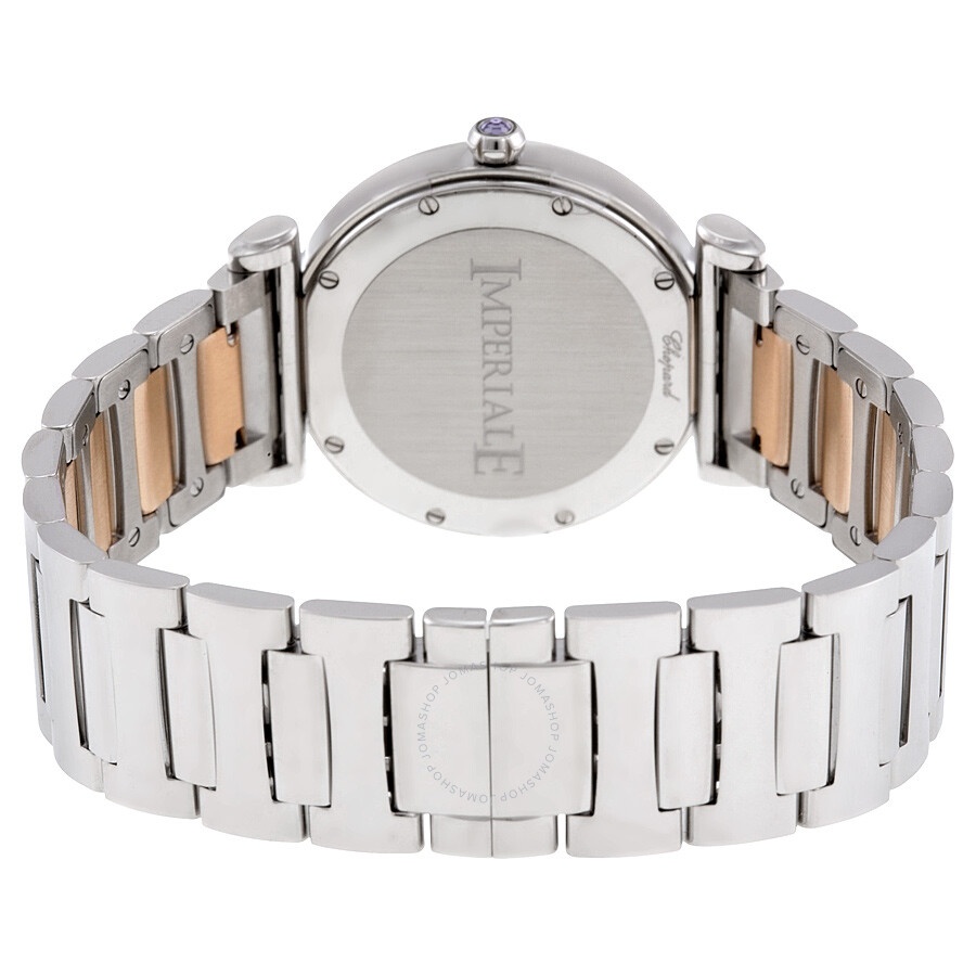 Chopard Imperiale Mother of Pearl Dial Steel and 18kt Rose Gold Ladies Watch 388541-6004 - 3
