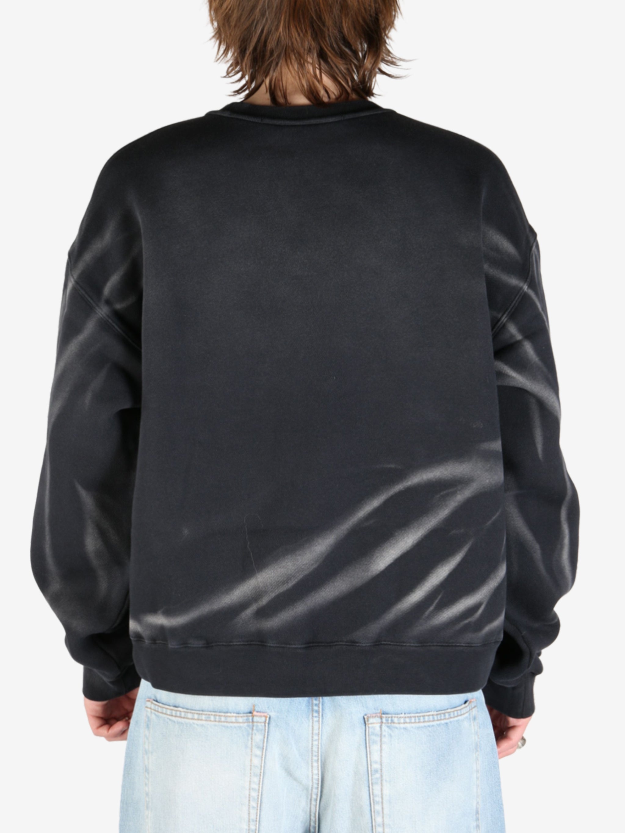 ALEXANDER WANG - Unisex Crease Wash Crewneck Sweatshirt - 3