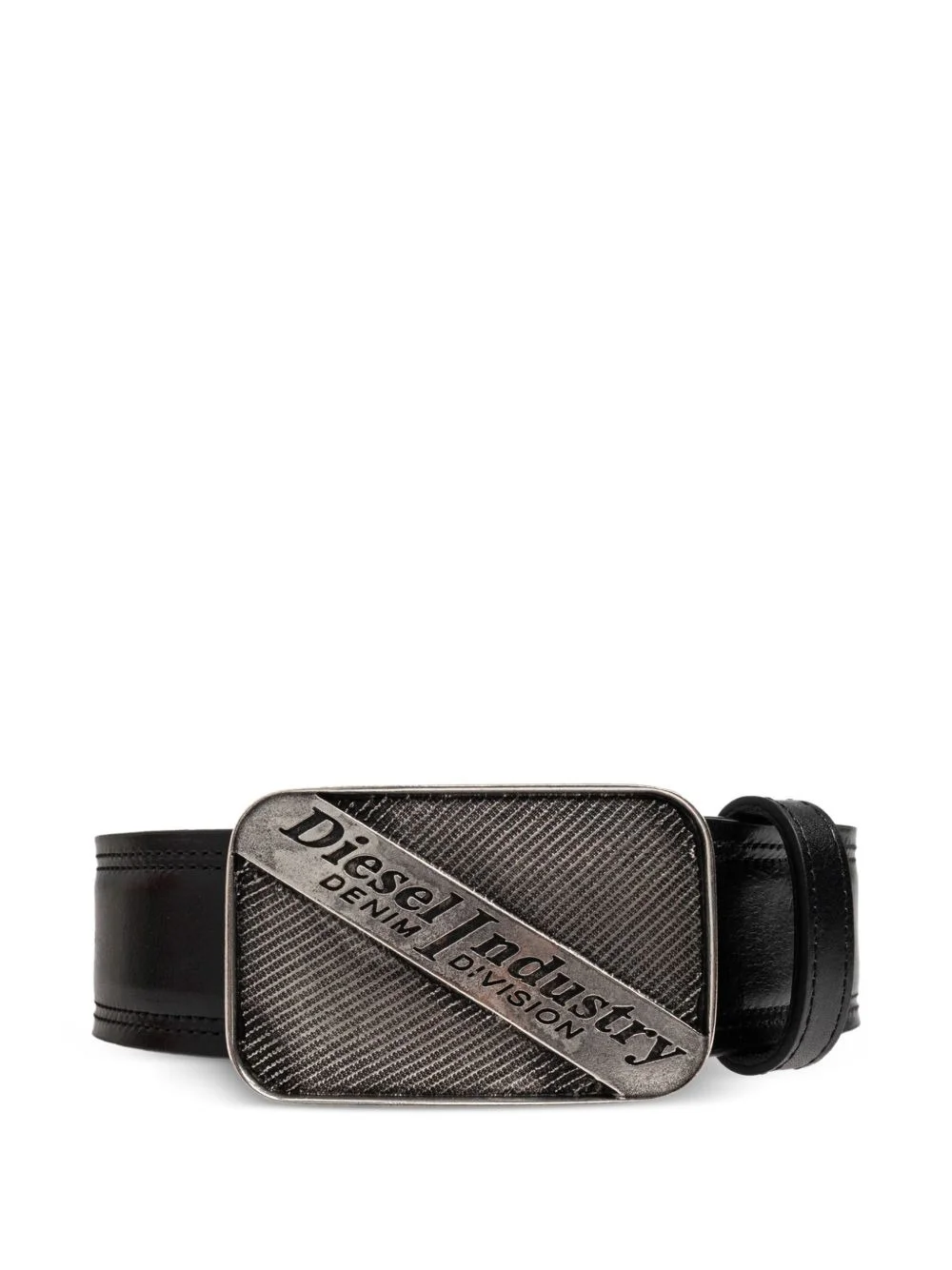 Logo B-Industry leather belt - 1