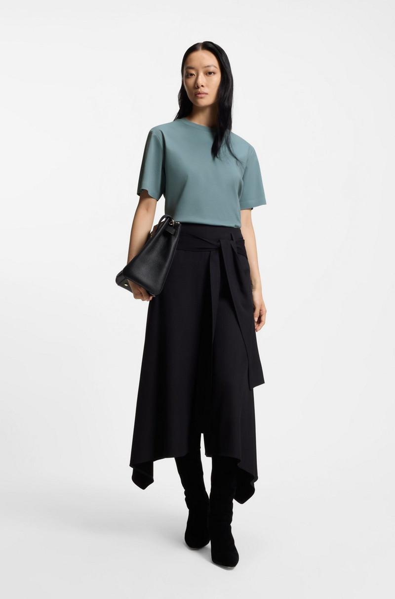 BOSS RELAXED-FIT T-SHIRT IN MERCERIZED COTTON outlook