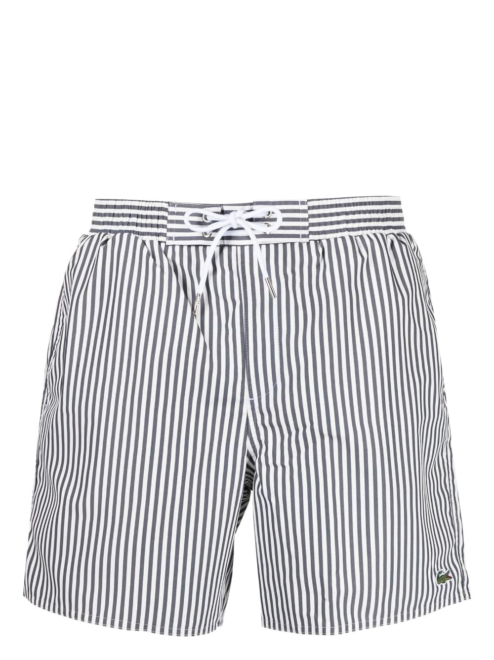 stripe-print swim shorts - 1
