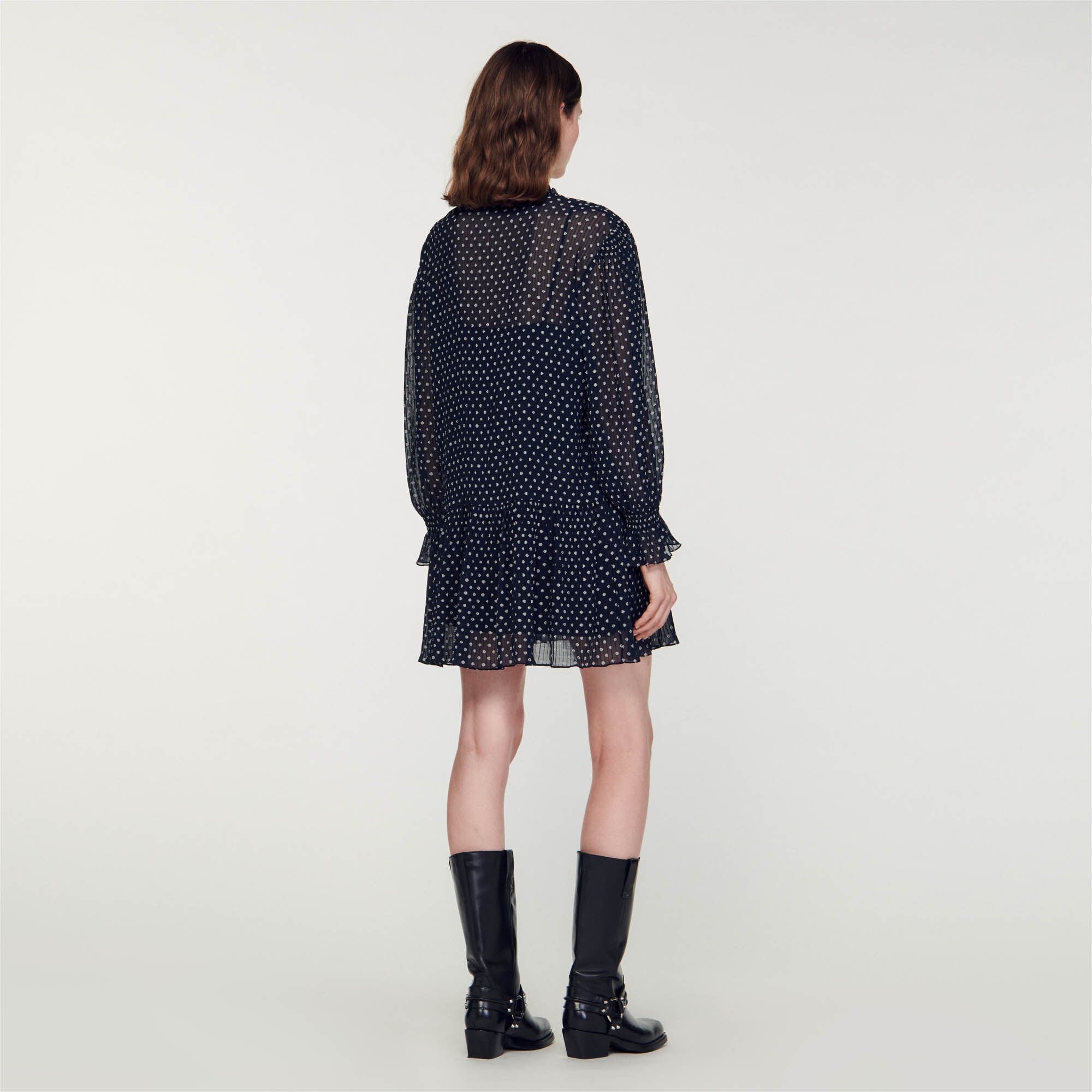 SHORT POLKA DOT DRESS - 6