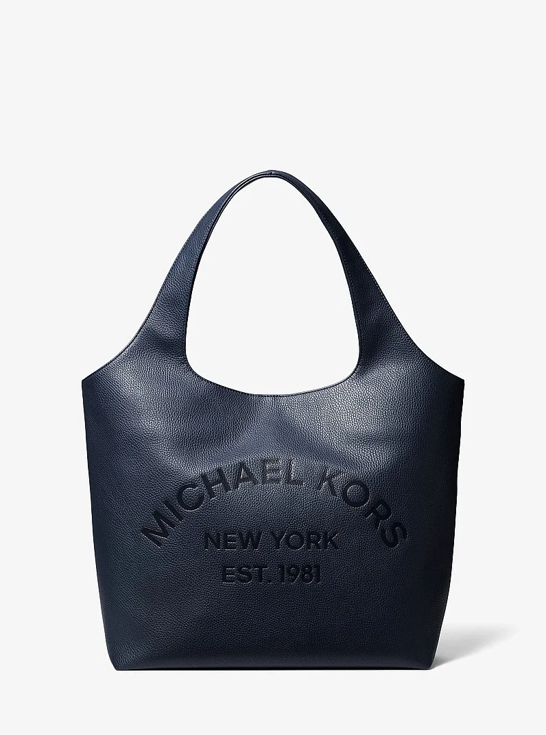 Cooper Small Logo Embossed Tote Bag - 1