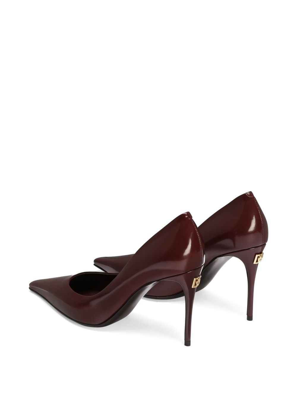 90mm leather pumps - 3