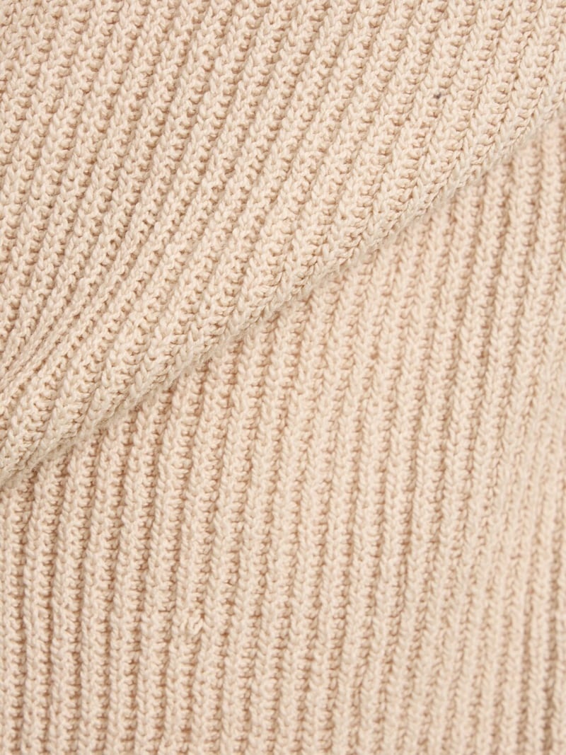 Cotton knit crewneck sweater - 5