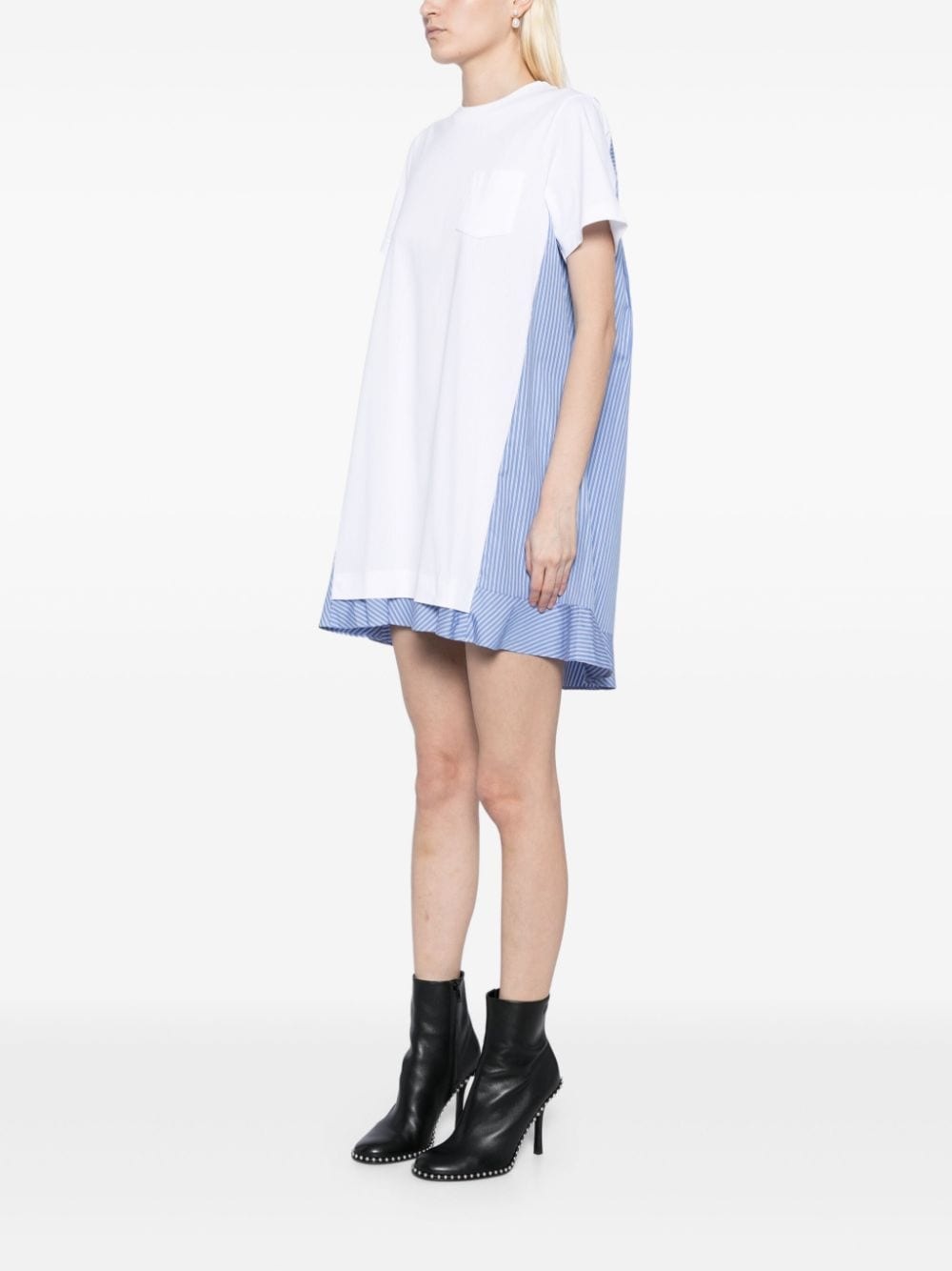 Cotton Poplin x Cotton Jersey dress - 3