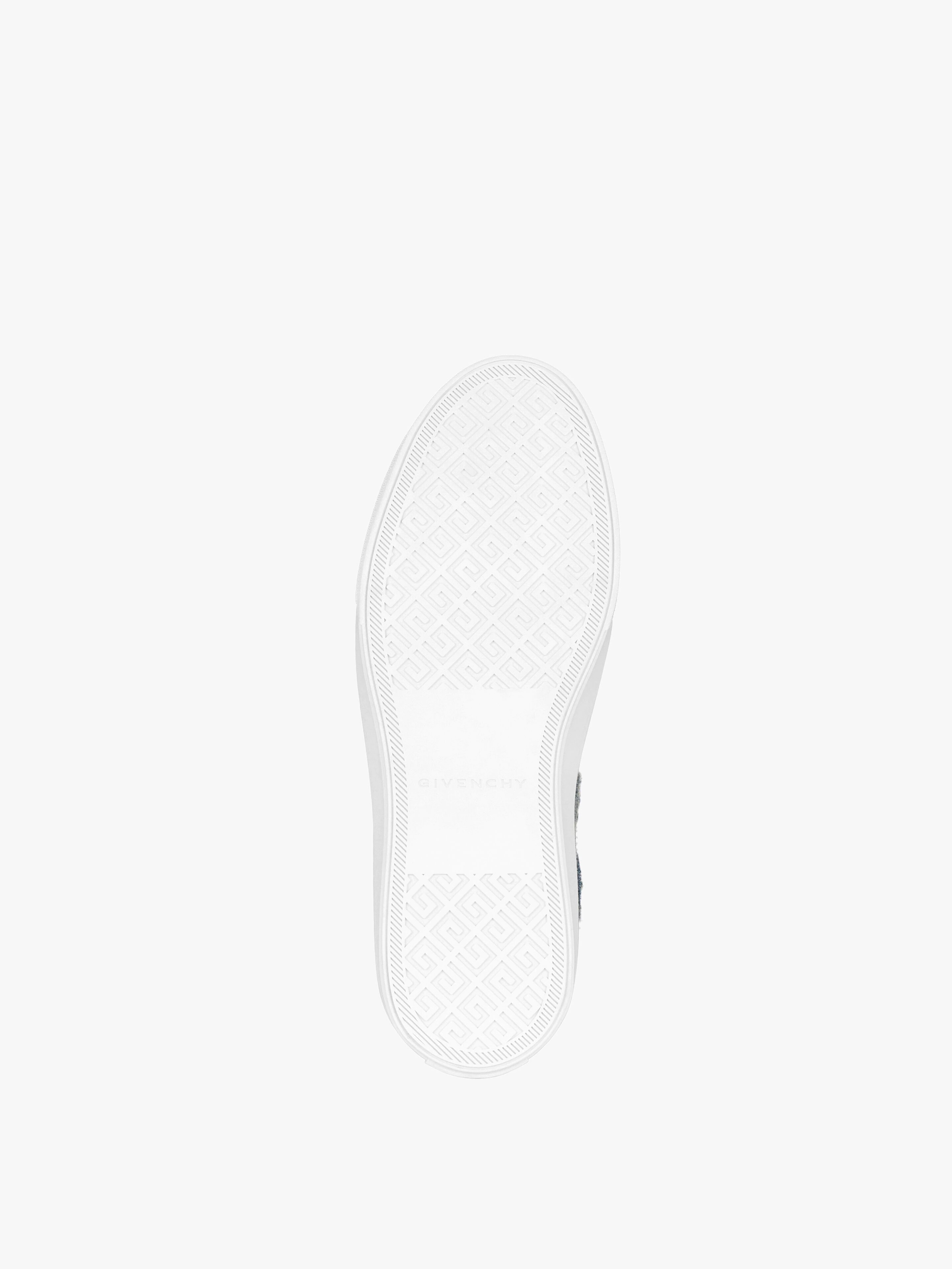 CITY HIGH SNEAKERS IN DESTROYED DENIM - 5