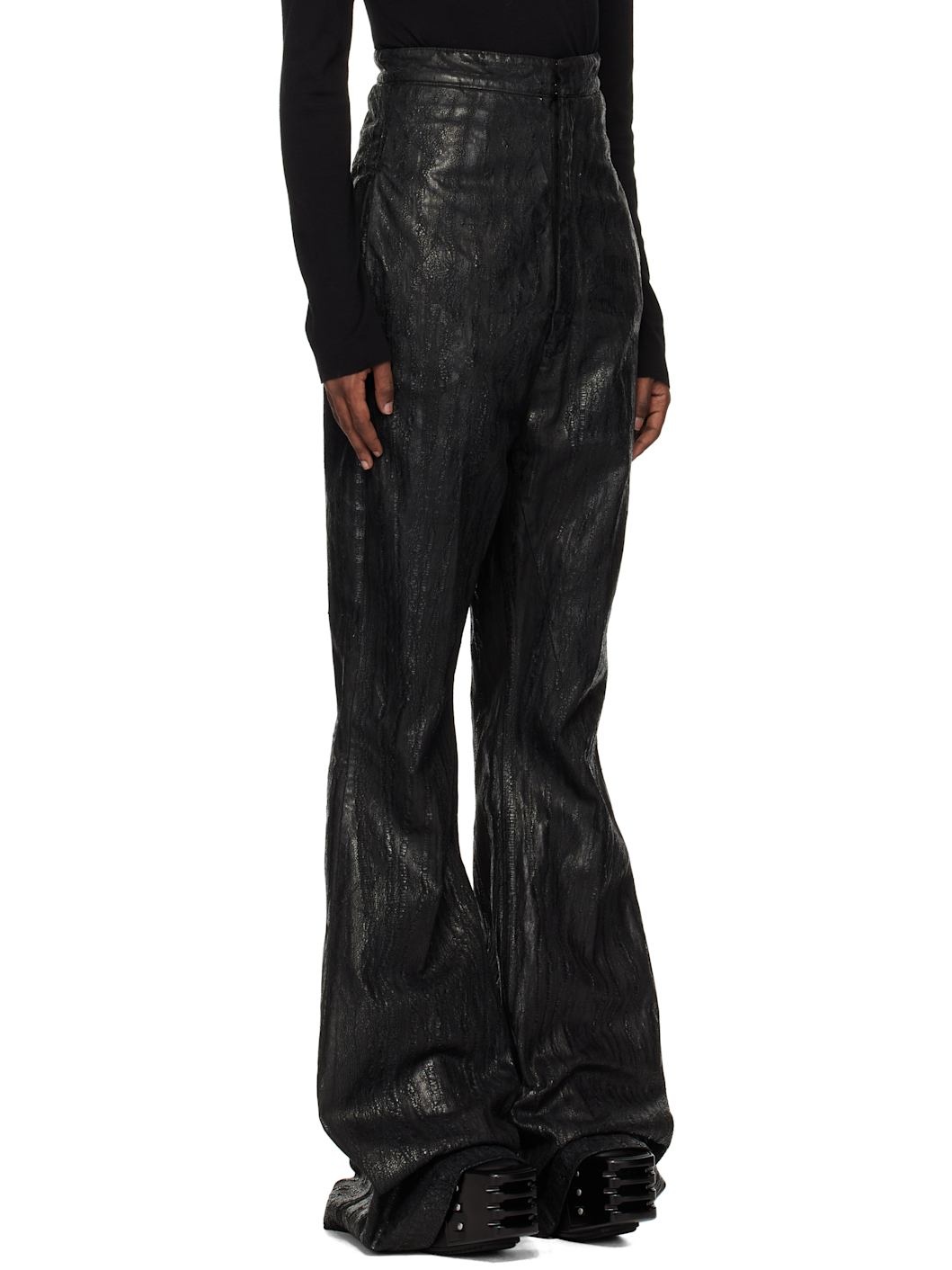 Black Porterville Dirt Lido Jeans - 2