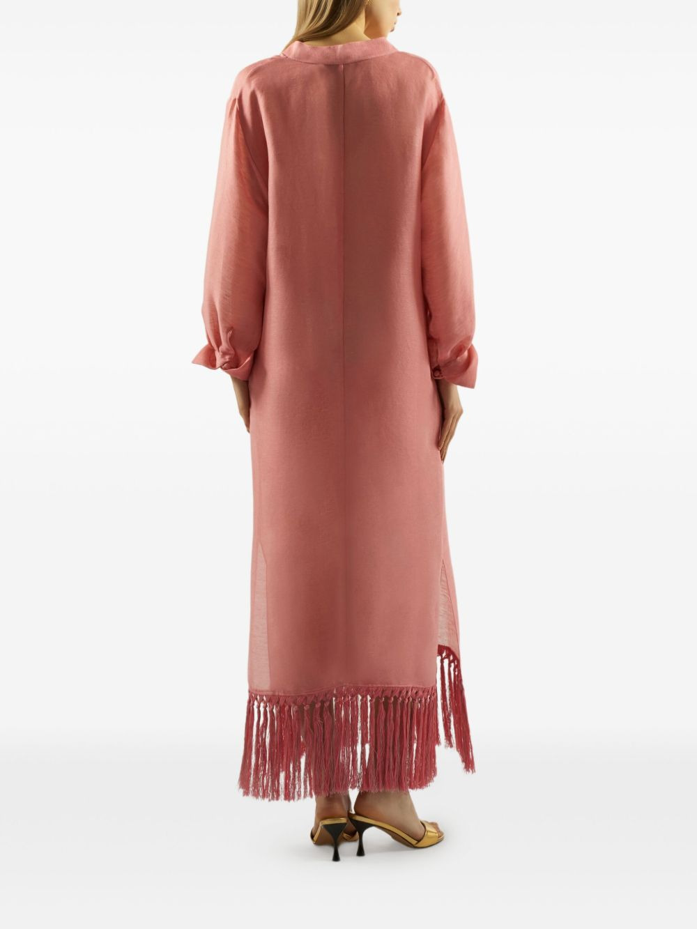 Bahamas fringe-hem maxi dress - 3