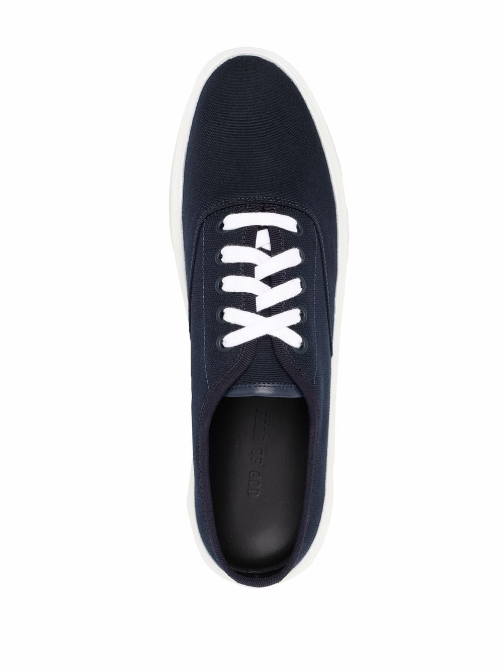 slip-on canvas sneakers - 4