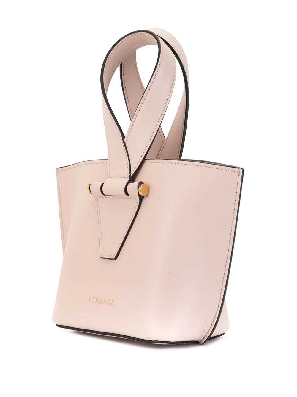 Virtus logo plaque bucket bag - 3