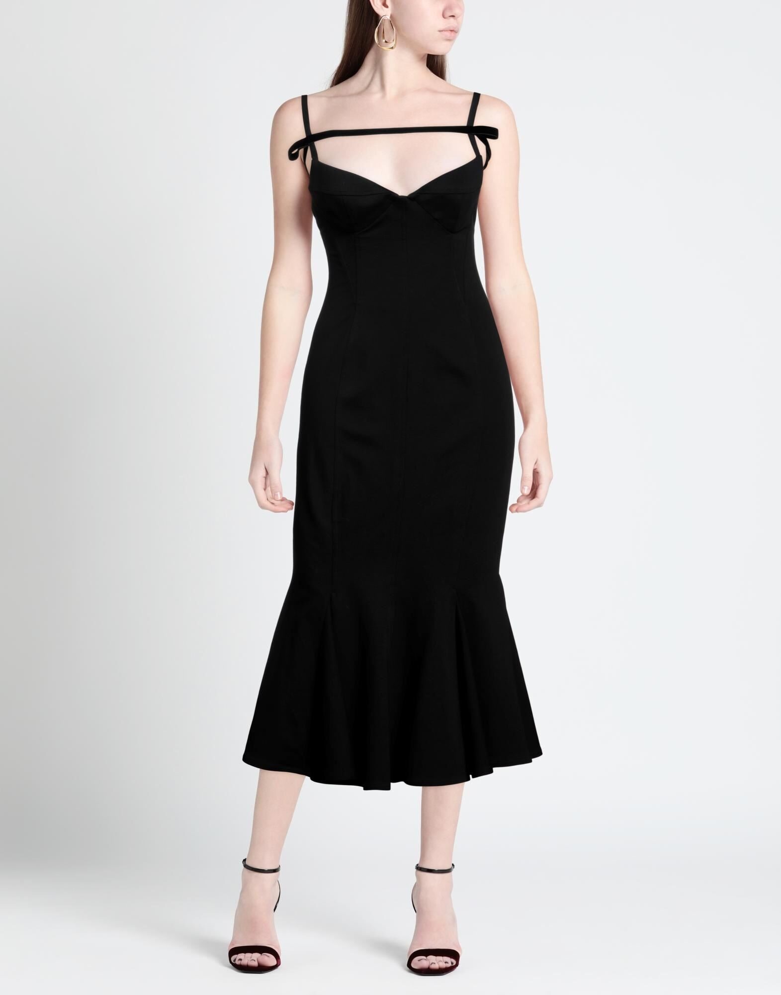 Black Women's Midi Dress - 3