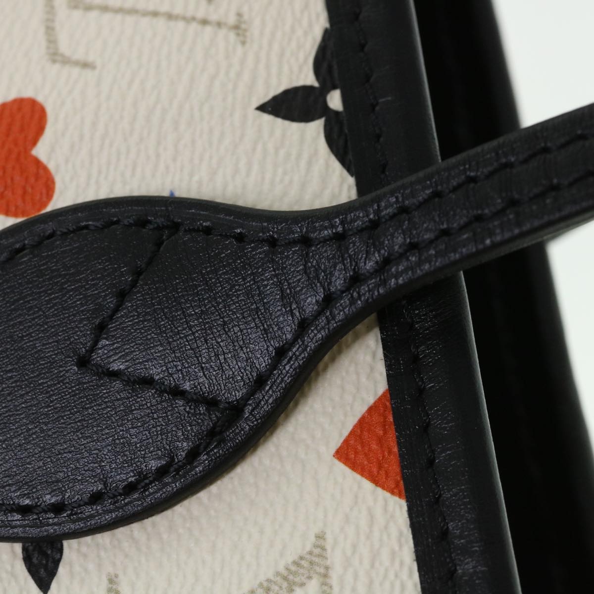 LOUIS VUITTON Monogram Game Neverfull MM Tote Bag White M57462 - 8