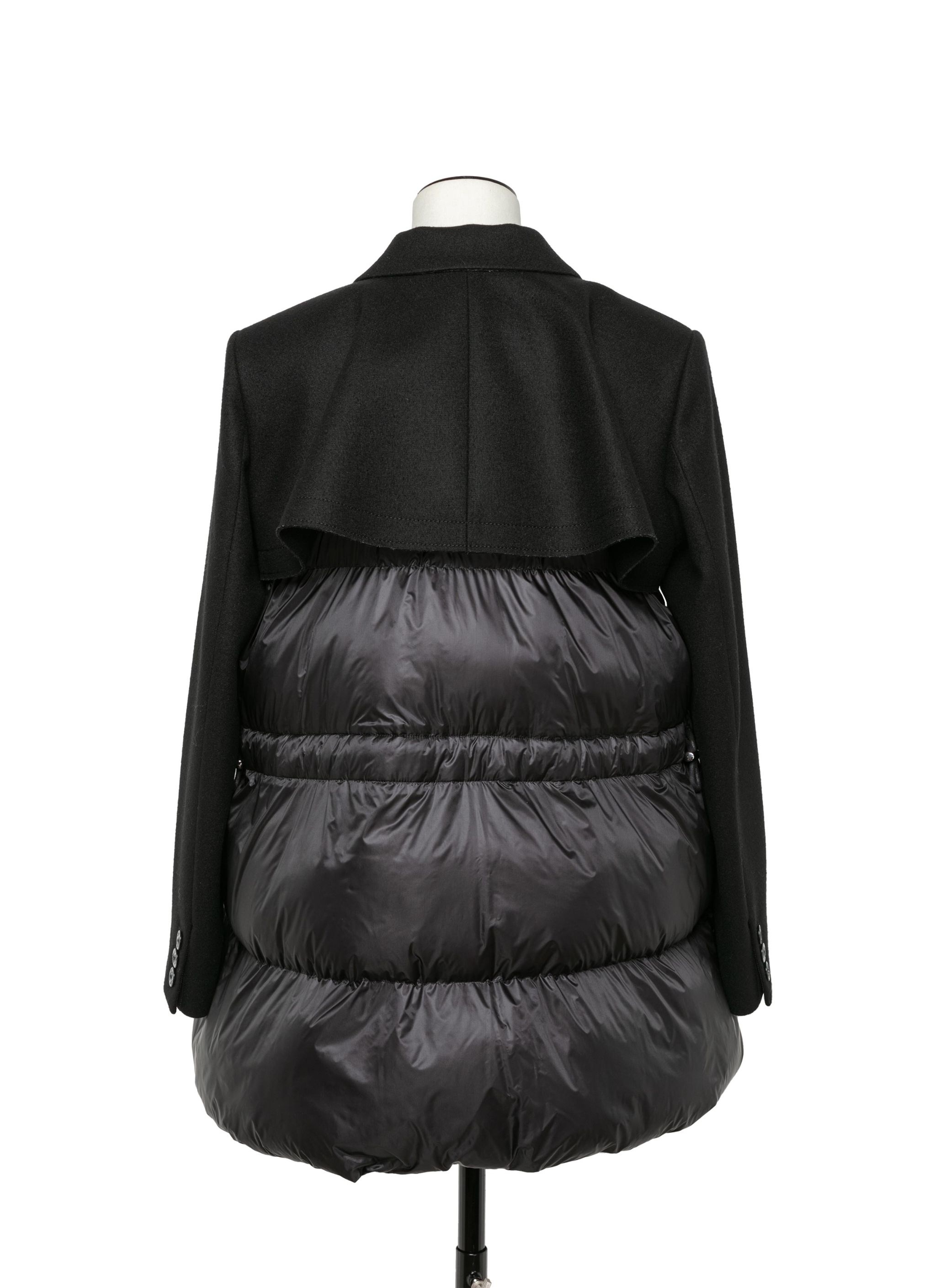 Wool Melton x Puffer Jacket - 2