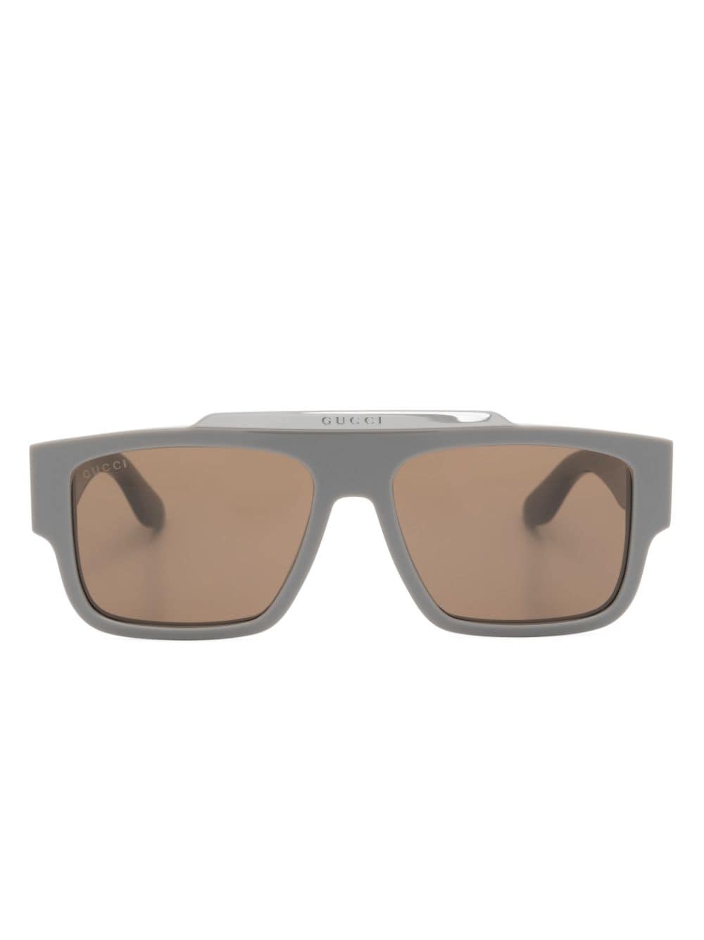 square-frame sunglasses - 1