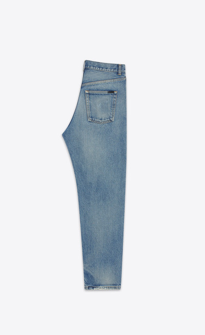 SAINT LAURENT vanessa jeans in charlotte blue denim outlook