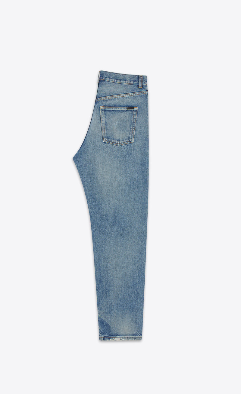 SAINT LAURENT vanessa jeans in charlotte blue denim outlook