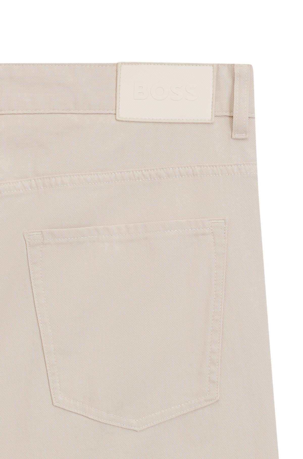 DELAWARE SLIM-FIT TROUSERS IN PATTERNED STRETCH COTTON - 6