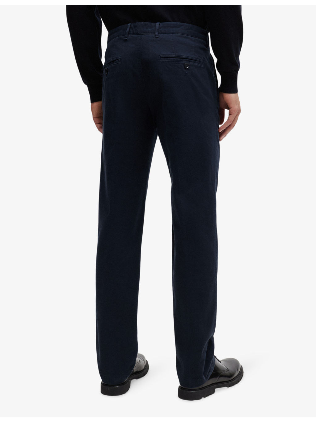 Slim-fit straight-leg stretch-cotton chinos - 4