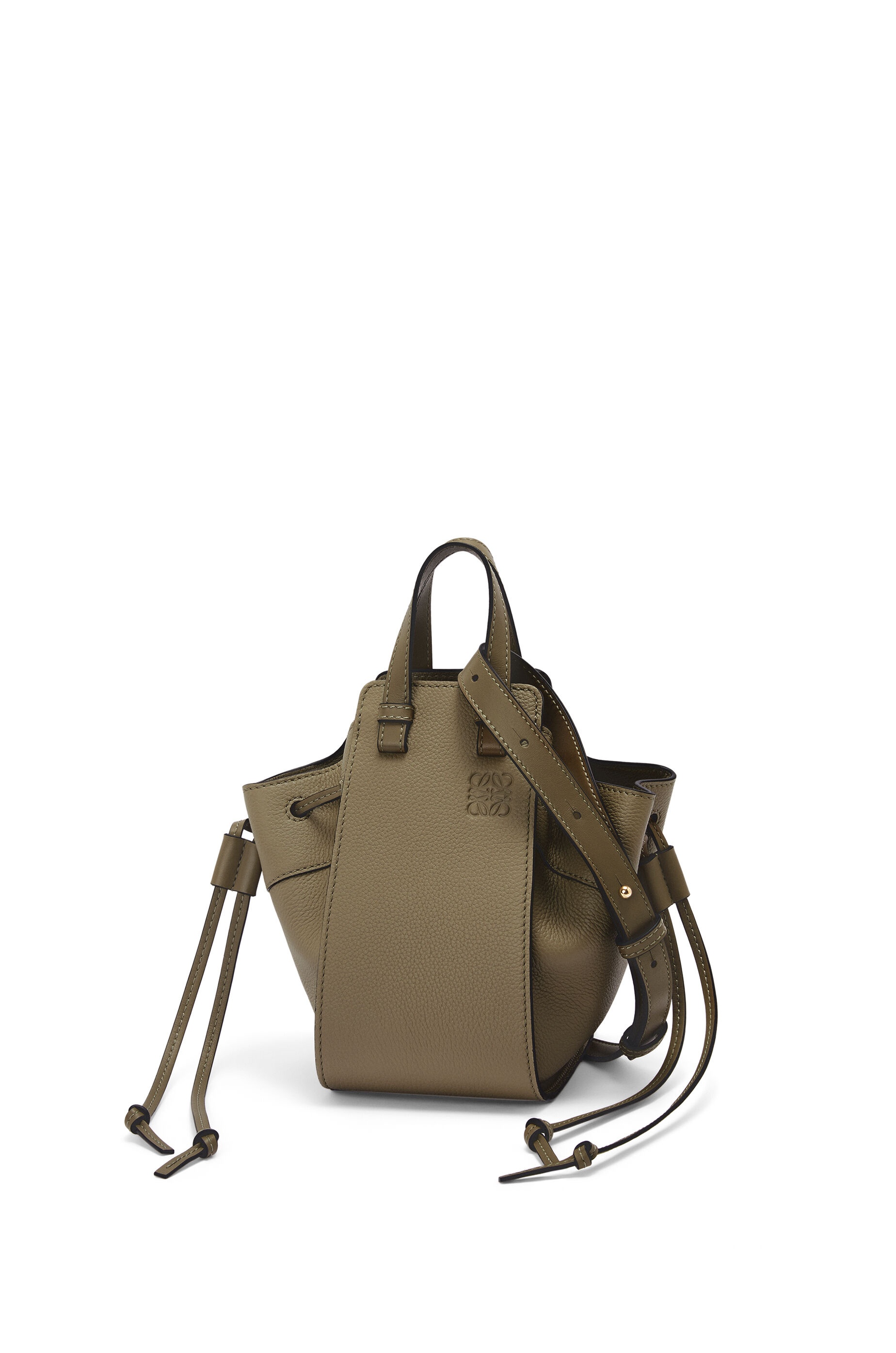Mini Hammock drawstring in soft grained calfskin - 2