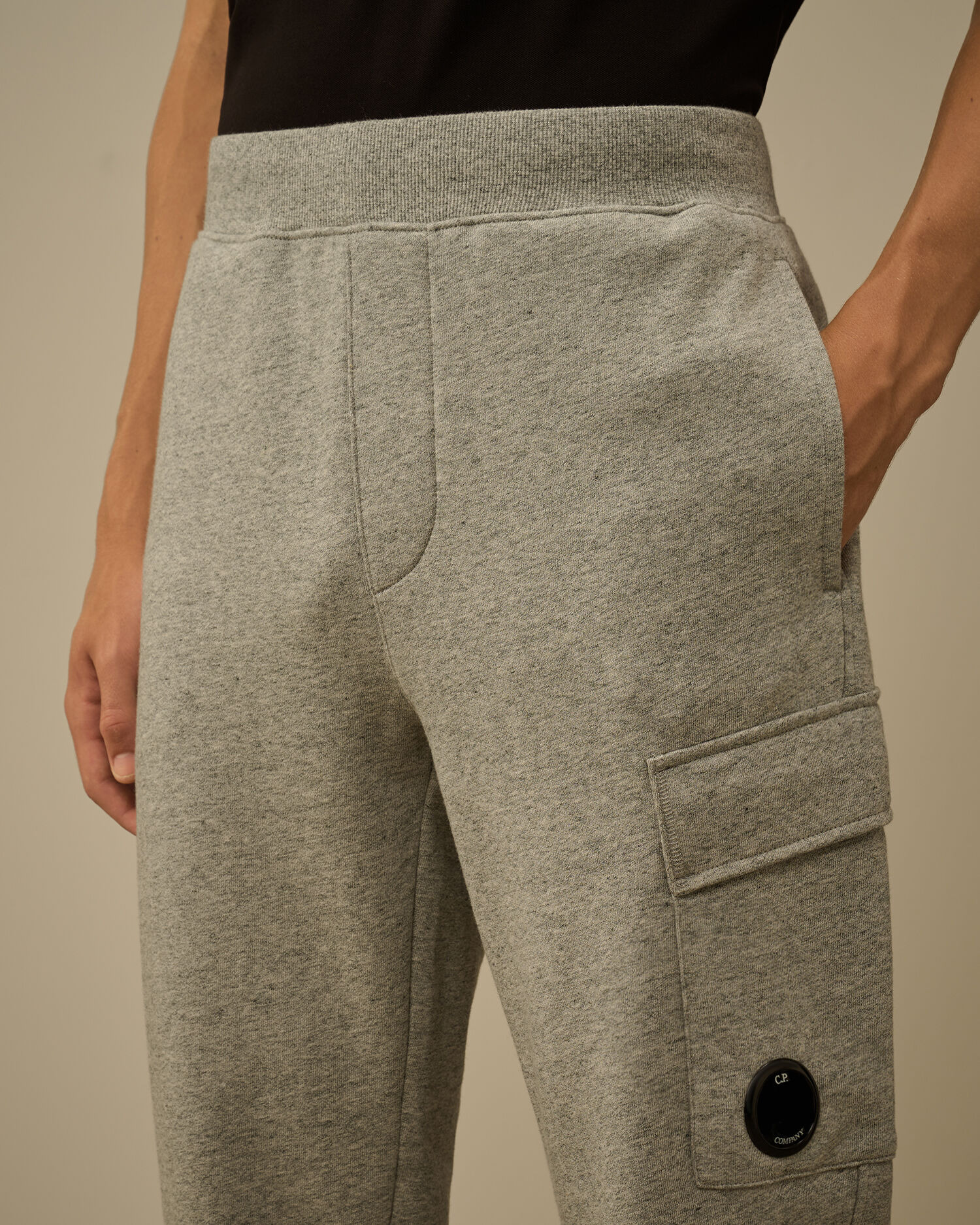 Diagonal Raised Fleece Lens Sweatpants - 5