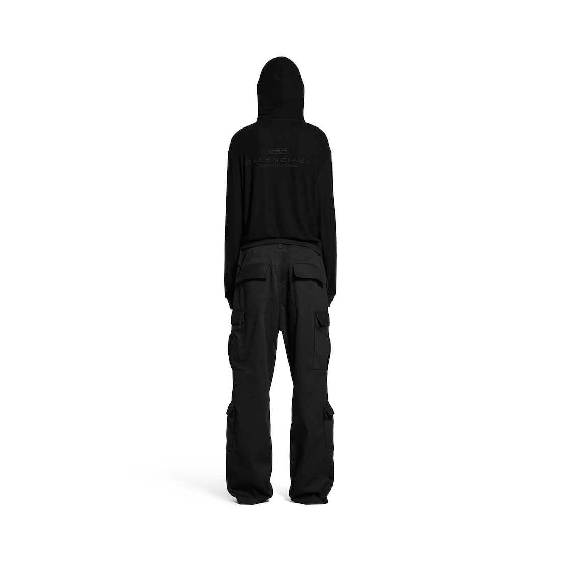 パンツ BALENCIAGA WOMENS CARGO PANTS REGULAR FIT IN BLACK Women's Cargo Pants Regular Fit in Black | Balenciaga US