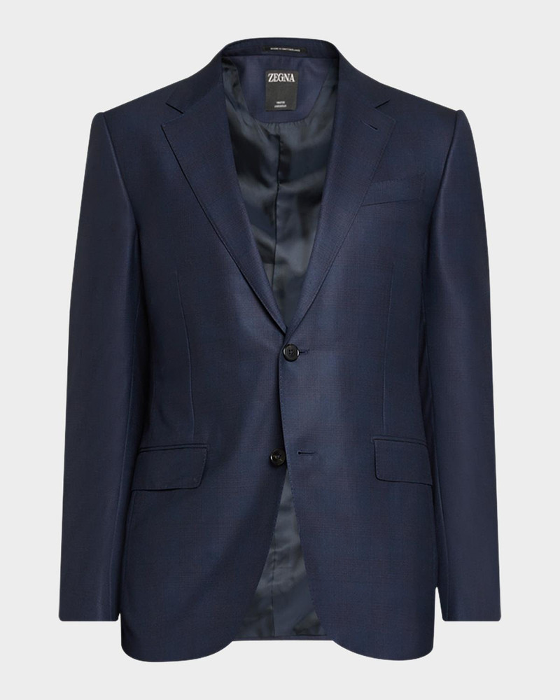 Men's 12milmil12 Wool Tonal Check Suit 1